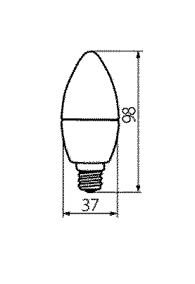 Żarówka LED E14 Kanlux Miledo 6W ciepła 480lm