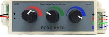 ŚCIEMNIACZ LED RGB sterownik MANUALNY 9A 108W 12V