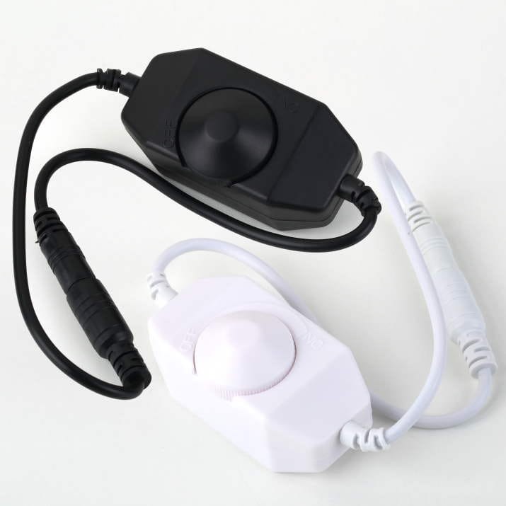 Sterownik LED ściemniacz manualny 4A gniazdo wtyk DC