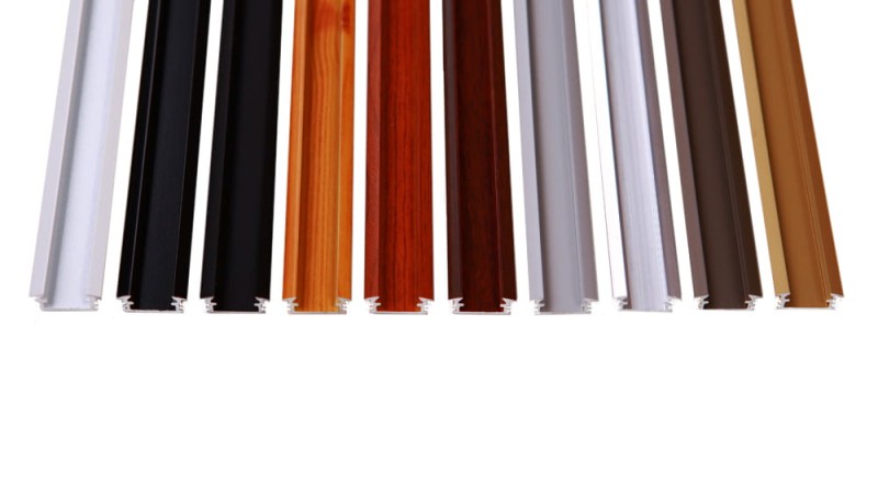 Profil aluminiowy ALU-LED P1 anodowany CZARNY 1m