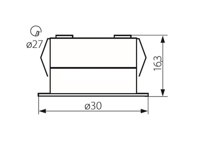 Oprawa LED KANLUX meblowa 1W neutralna IP65