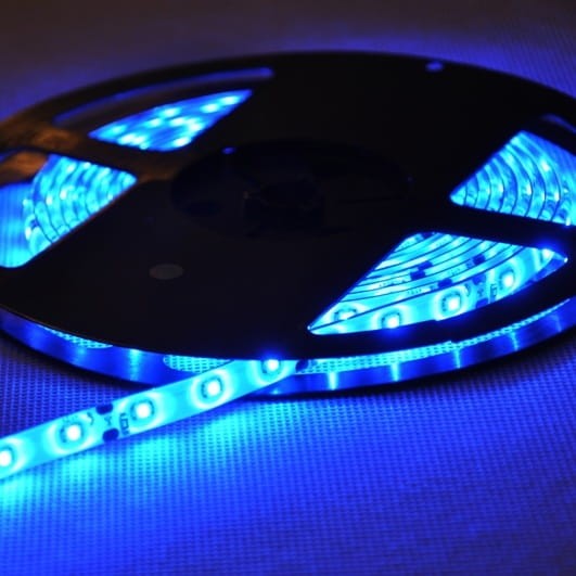 Taśma 300 LED SMD3528 IP65 wodoodporna niebieska 5m