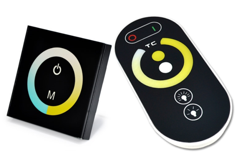 Sterownik CCT LED panel naścienny oraz PILOT P+P