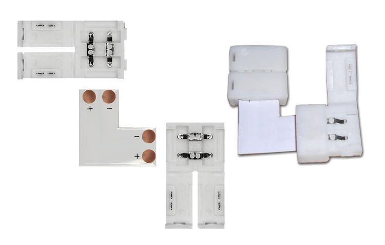 Złączka kątowa typ "L" - do taśmy LED 10mm