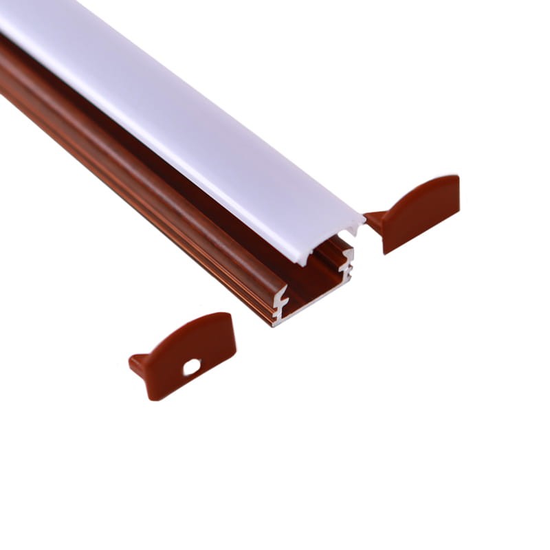 Profil aluminiowy ALU-LED P2 DREWNO WENGE 1m