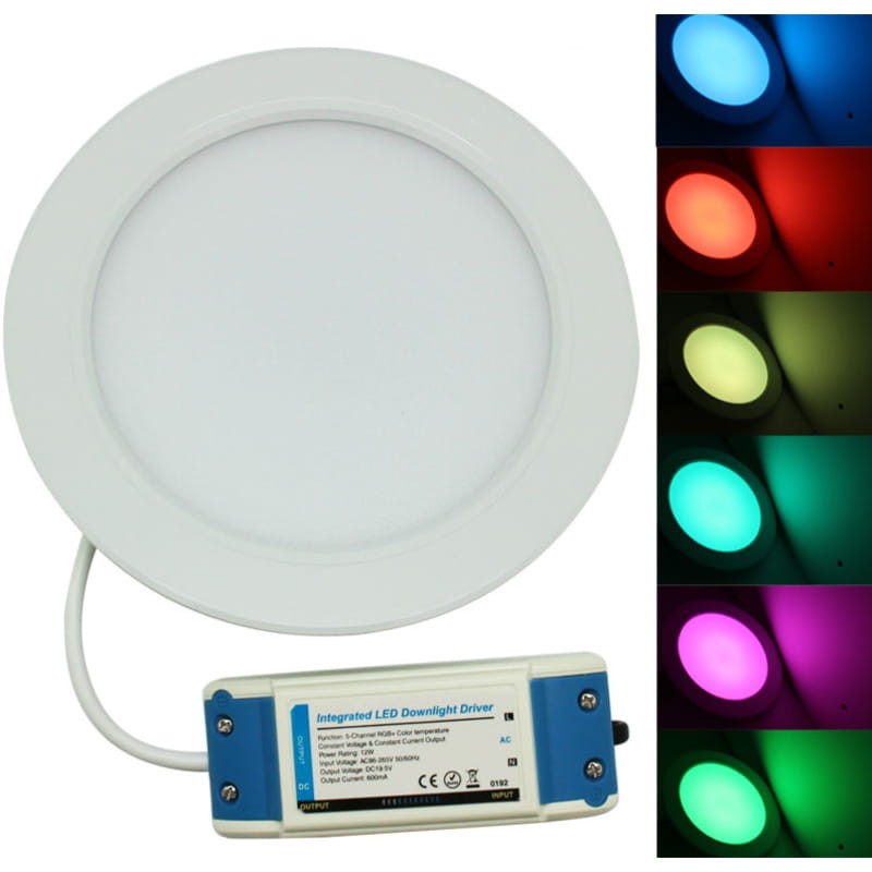 Milight Downlight 12W RGB+CCT LED panel wpuszczany sufitowy FUT066