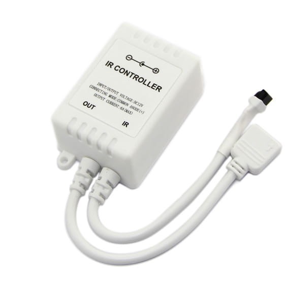 Sterownik RGB IR - 24 przyciski - 12V 6A 72W