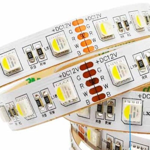 Taśma 4w1 RGBW + ciepły 300 LED SMD5050 IP20 5m