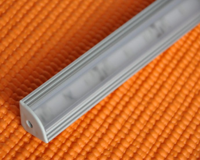 Klosz do profili ALU-LED P1 P2 P3 P4 - mleczny PC LINIA 1m