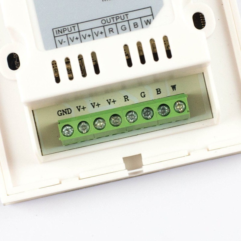 Sterownik RGBW dotykowy panel naścienny - 12V 192W BIAŁY