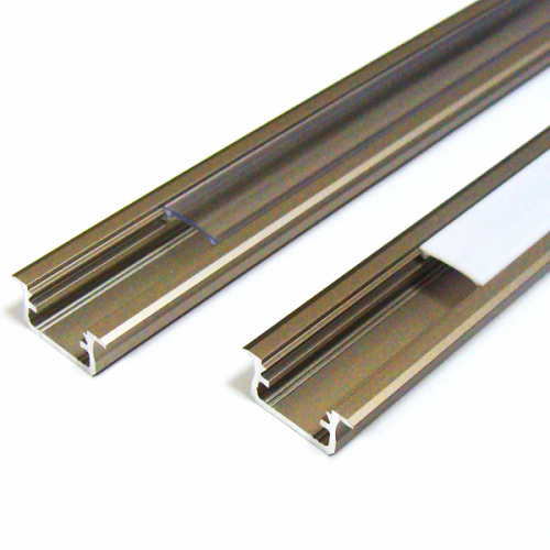 Profil aluminiowy LUMINES typ B anodowany INOX 1m