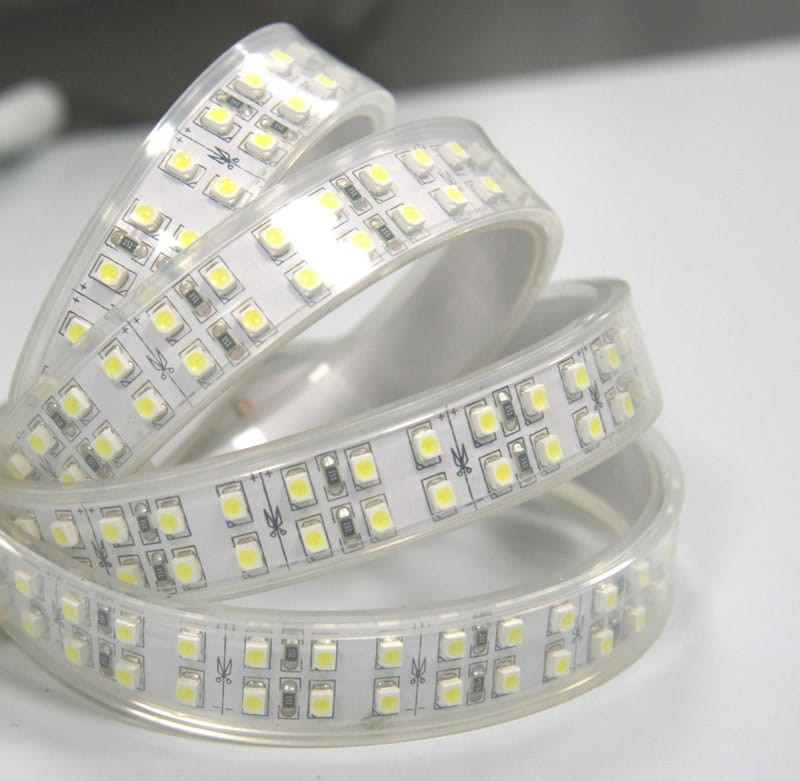 Taśma 1200 LED SMD3528 IP65 biała zimna 5m