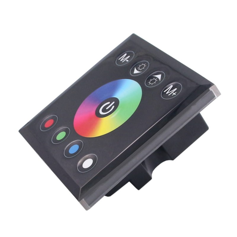 Sterownik RGBW dotykowy panel naścienny - 12V 192W CZARNY