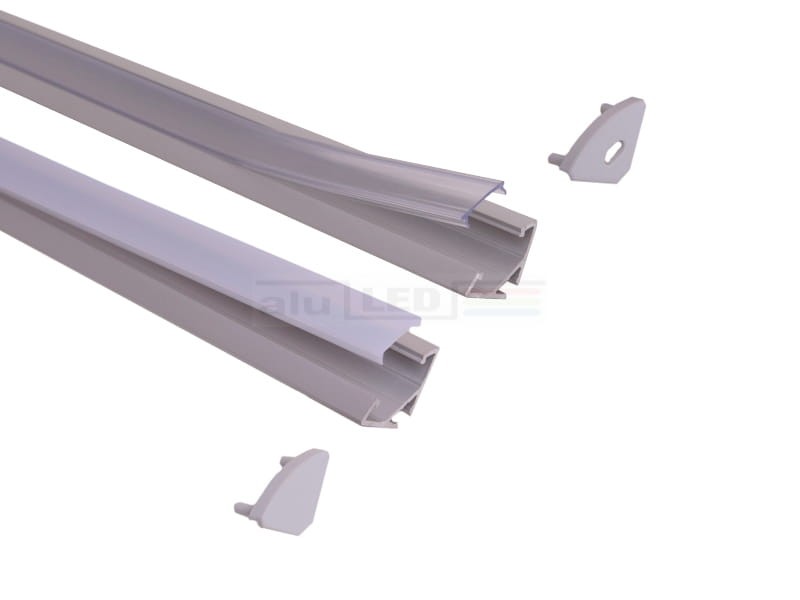 Profil aluminiowy ALU-LED P31 surowy 1m
