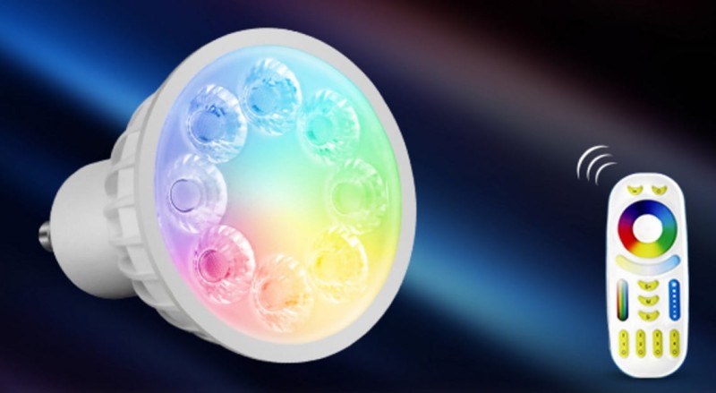 Milight 4W RGB+CCT GU10 żarówka LED WiFi Spotlight FUT103