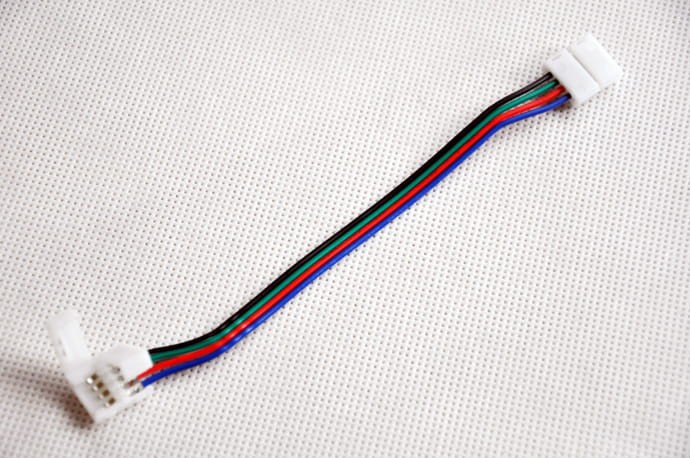 Złączka podwójna do taśmy LED dwustronna RGB 10mm