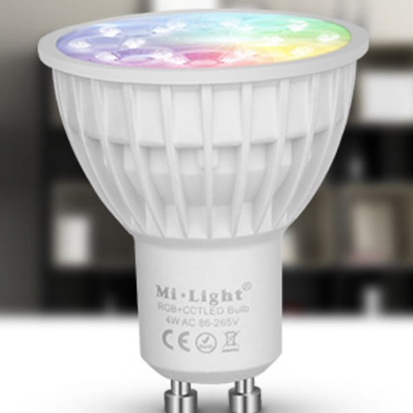 Milight 4W RGB+CCT GU10 żarówka LED WiFi Spotlight FUT103