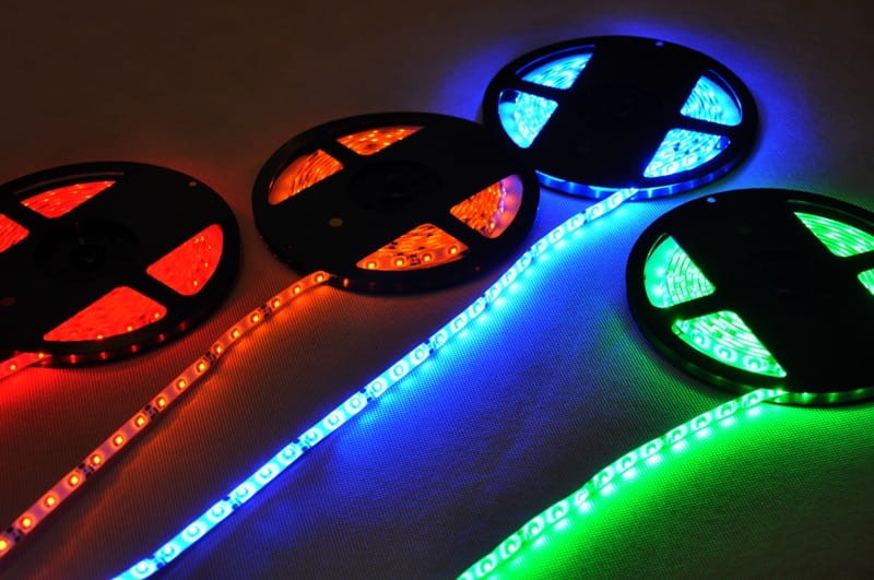 Taśma 300 LED SMD3528 IP65 wodoodporna żółta 1m