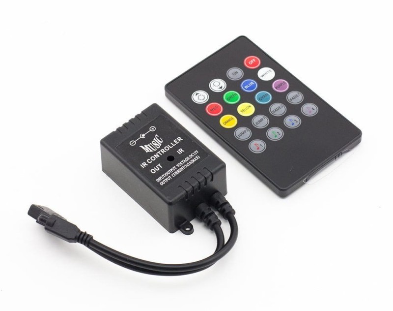 Sterownik RGB muzyczny IR - 12V 6A 72W
