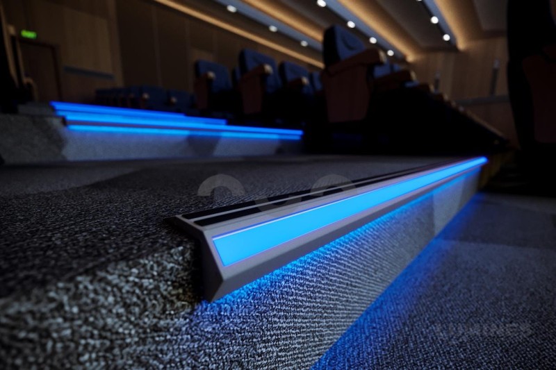 Profil schodowy LUMINES SCALA anodowany 1m