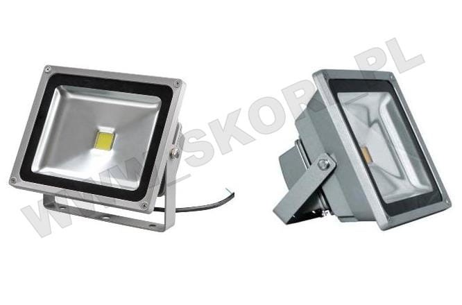 Naświetlacz LED 30W COB Halogen 230V biały zimny