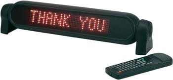 Komunikator LED - wyświetlacz diodowy do samochodu - żółty