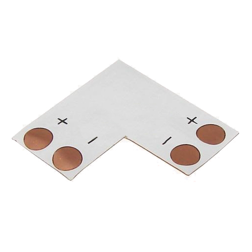 Złączka kątowa typ "L" - do taśmy LED 10mm