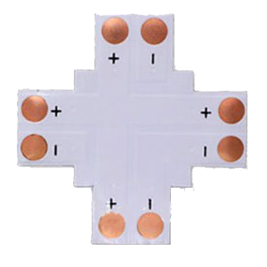 Złączka krzyżowa typ "X" "+" - do taśmy LED 10mm