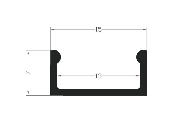 Profil Aluminiowy TECH-LIGHT biały taśma LED P4
