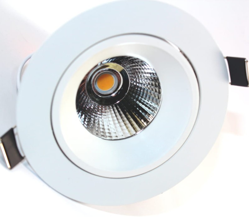 Panel LED 9W zimny Oprawa sufitowa Downlight COB