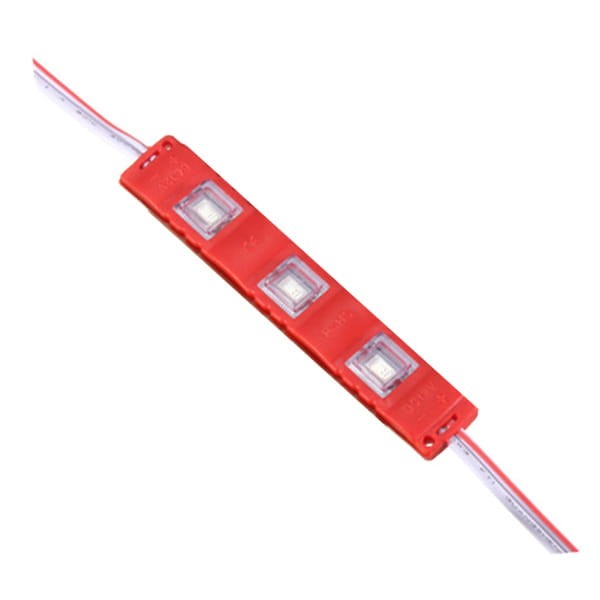 Moduł LED 3 diodowy SMD5630 1W odlewany Soczewka